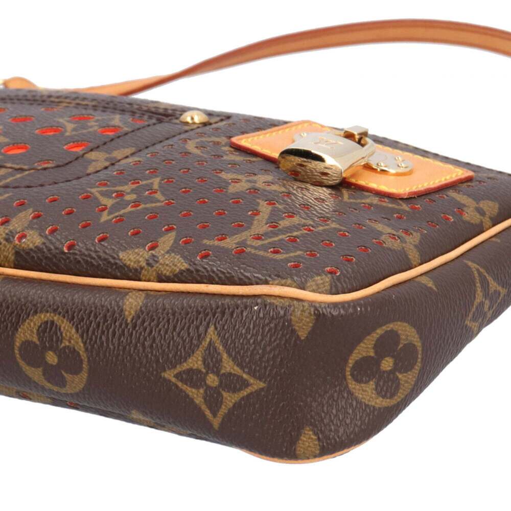 LOUIS VUITTON Authentic Brown Monogram Pochette Bag - Picture 8 of 12